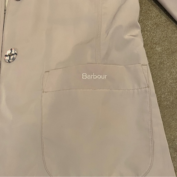 Barbour Reversible Derby Mac Jacket | US 4 | Water Resistant Plaid Coat - Picture 5 of 13